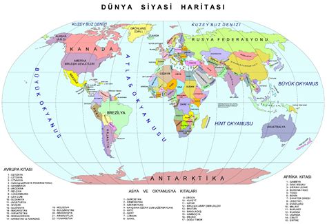 ülkeler haritası